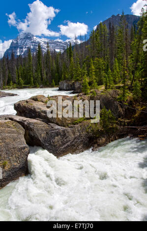 Natural Bridge, Kicking Horse River Valley, Yoho National Park, British Columbia, Canada Stock Photo