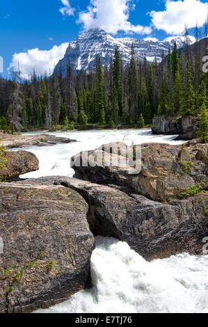 Natural Bridge, Kicking Horse River Valley, Yoho National Park, British Columbia, Canada Stock Photo