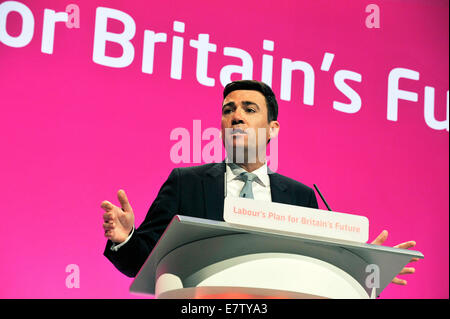 Manchester, UK. 24th September, 2014. Andy Burnham, Shadow Secretary of State for Health Labour PArty Credit:  Della Batchelor/Alamy Live News Stock Photo