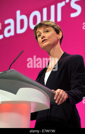 Manchester, UK. 24th Sep, 2014. Yvette Cooper Shadow Home Secretary Labour PArty Credit:  Della Batchelor/Alamy Live News Stock Photo