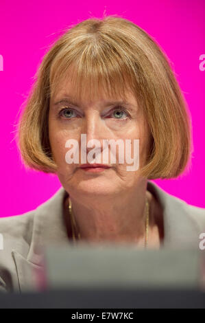 MANCHESTER, UK. 24th September, 2014. Harriet Harman, Deputy Leader of Labour, Shadow Deputy Prime Minister of the United Kingdom, on day four of the Labour Party's Annual Conference taking place at Manchester Central Convention Complex Credit:  Russell Hart/Alamy Live News. Stock Photo