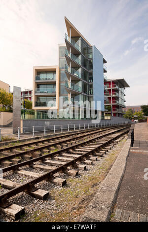 The Point Apartments,  Wapping Wharf, Bristol, England, UK Stock Photo