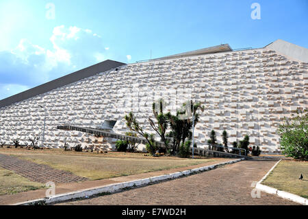 Teatro Di Brazilia theater Brasilia Brazil Stock Photo