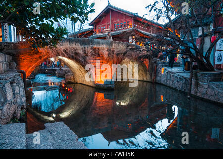 Canal in the Old Town Lijiang Yunnan Province China Asia Stock Photo ...