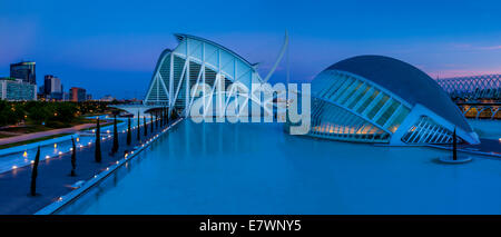 City of Arts and Sciences, Valencia, Spain Stock Photo