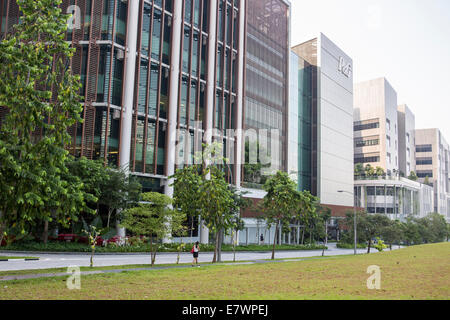 An exterior view of the Procter & Gamble (P&G) Singapore innovation ...