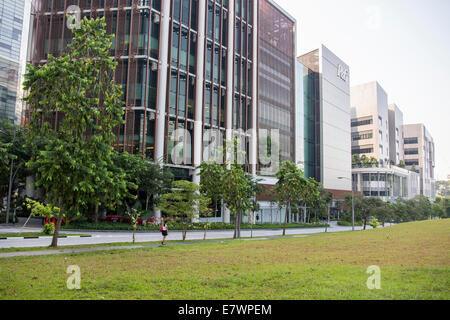 An exterior view of the Procter & Gamble (P&G) Singapore innovation ...