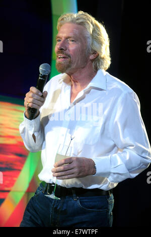 Sir Richard Branson attends the Global Launch Of Grey Goose Virgin Atlantic at the American Museum of Natural History on September 22, 2014 in New York City/picture alliance Stock Photo