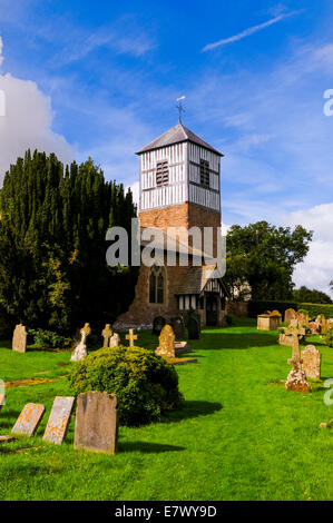 St Michael's Church, Brimfield, Herefordshire, England Stock Photo - Alamy