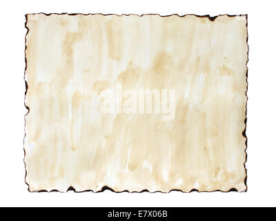 Burnt Paper Stock Photo