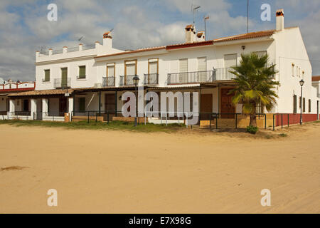El Rocio, a town in western style,  Andalusia, Spain Stock Photo