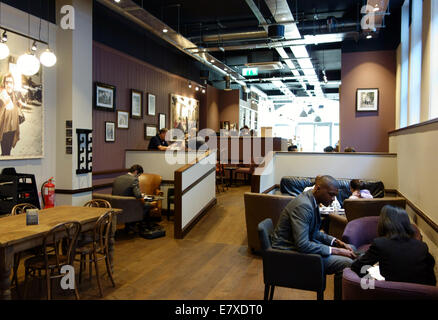 Branch of Caffe Nero coffee shops, London Stock Photo