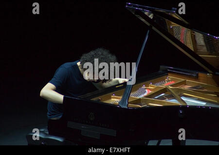 Giovanni Allevi, 31 July 2007. Concert in Auditorium Parco della Musica, Rome, Italy. Stock Photo