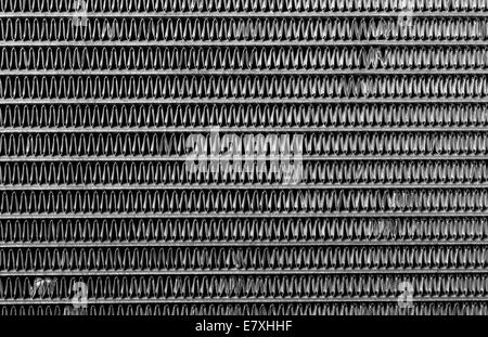 Old cooling radiator Stock Photo