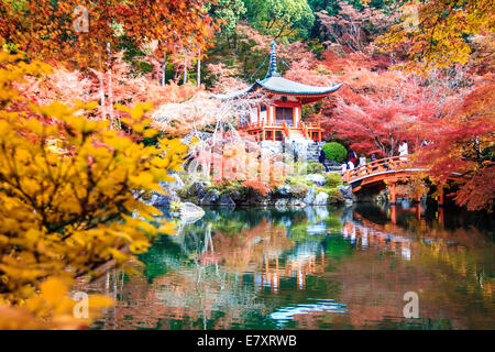 Kyoto, Japan - November 24, 2013: Daigo-ji is a Shingon Buddhist temple in Fushimi-ku, Kyoto, Japan Stock Photo