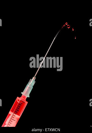 Syringe, vaccine Stock Photo