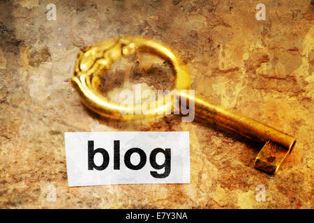 Blog concept Stock Photo
