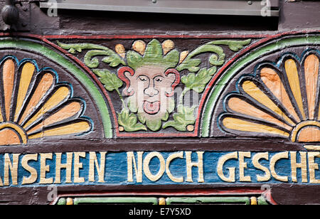 Half-timbered house, Weser Renaissance style, Hoexter, Weser Uplands, North Rhine-Westphalia, Germany, Europe Stock Photo