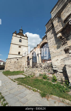 Belltower of st. Stephanos (St. Niсholas armenian church in Kamyanets-Podilsky,  16th century) Stock Photo