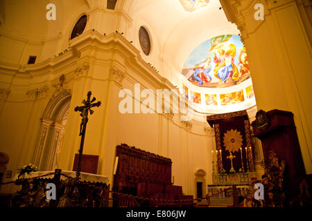 A view of Sicily abbey Stock Photo
