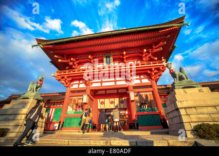 Kyoto, Japan - June 30, 2014: Fushimi Inari Taisha Shrine in Kyoto, Japan Stock Photo