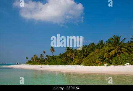 Maldives , Meeru island Stock Photo