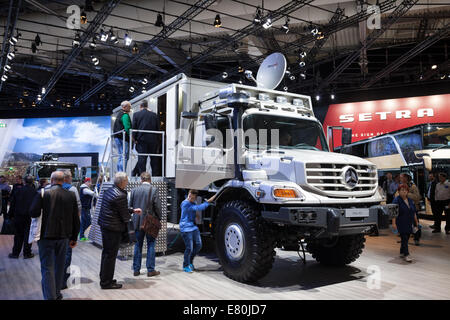 Mercedes Benz Zetros 1833 at the 65th IAA Commercial Vehicles 2014 in Hannover, Germany Stock Photo