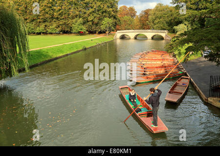 Punting, Cambridge, UK.