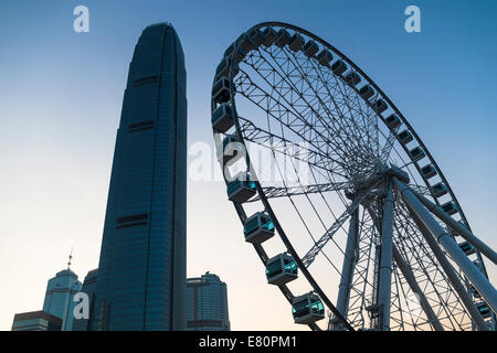 Ferris wheel in city Stock Photo