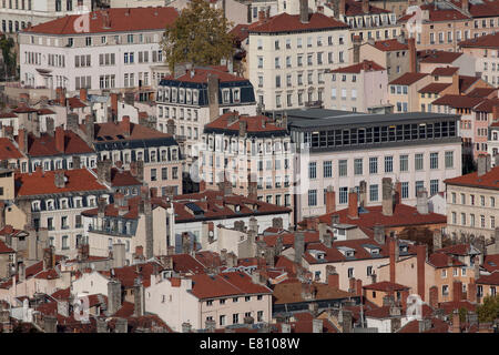 France, Rhone, Lyon, Overview of the city Stock Photo