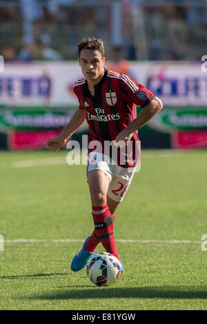 Cesena, Italy. 28th Sep, 2014. Giacomo Bonaventura (Milan) Football/Soccer : Italian 'Serie A' match between Cesena 1-1 AC Milan at Stadio Dino Manuzzi in Cesena, Italy . Credit:  Maurizio Borsari/AFLO/Alamy Live News Stock Photo