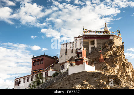 Thiksey Gompa, a tibetan buddhist monastery  in Ladakh, India Stock Photo