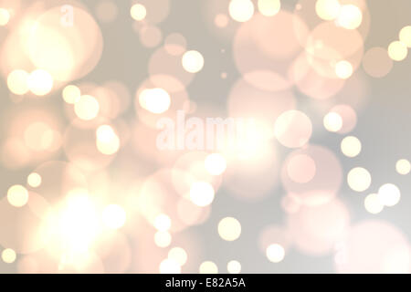 White glowing dots on grey Stock Photo