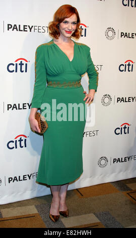 PaleyFEST 2014: 'Mad Men' presentation - Arrivals  Featuring: Christina Hendricks Where: Los Angeles, California, United States When: 22 Mar 2014 Stock Photo