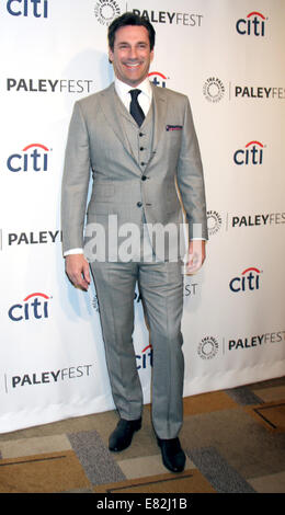 PaleyFEST 2014: 'Mad Men' presentation - Arrivals  Featuring: Jessica Pare Where: Los Angeles, California, United States When: 22 Mar 2014 Stock Photo