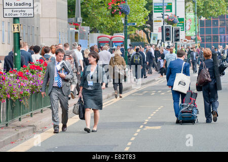Birmingham, West Midlands, UK. 29th September, 2014. The second day of The Conservative Party Conference. Credit:  Graham M. Lawrence/Alamy Live News. Stock Photo