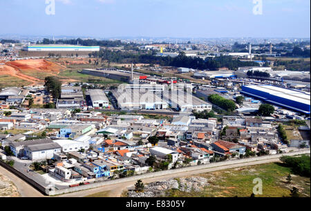 Industrial district near Guarulhos airport Sao Paulo Brazil Stock Photo