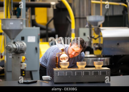 Freshly brewed coffee Stock Photo