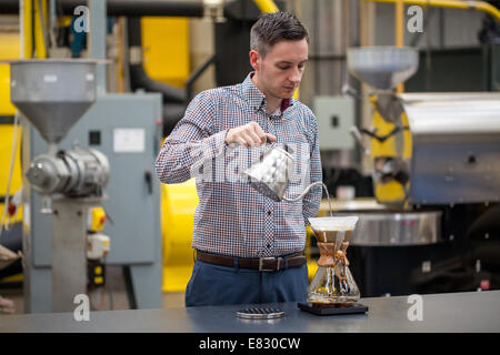 Freshly brewed coffee Stock Photo