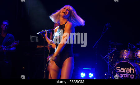 Sarah Harding plays her first ever solo concert after Girls Aloud split in London  Featuring: Sarah Harding Where: London, United Kingdom When: 26 Mar 2014 Stock Photo