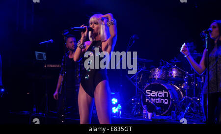 Sarah Harding plays her first ever solo concert after Girls Aloud split in London  Featuring: Sarah Harding Where: London, United Kingdom When: 26 Mar 2014 Stock Photo