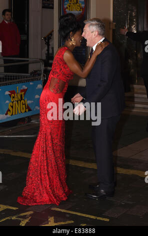 'I Can't Sing' press night held at the London Palladium - Arrivals  Featuring: Louis Walsh,Sinitta Where: London, United Kingdom When: 26 Mar 2014 Stock Photo