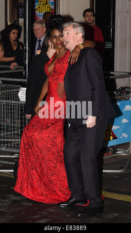 'I Can't Sing' press night held at the London Palladium - Arrivals  Featuring: Louis Walsh,Sinitta Where: London, United Kingdom When: 26 Mar 2014 Stock Photo