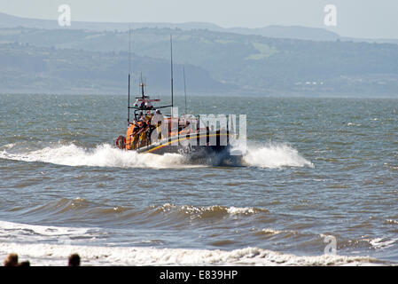 Rhyl Air and Fun show 2014 And Lifeboat day Stock Photo