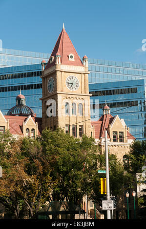 Elk203-6153v Canada, Alberta, Calgary, downtown, City Hall Stock Photo