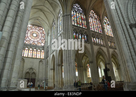 st pierre and st pauls cathedral in Troyes, France Stock Photo