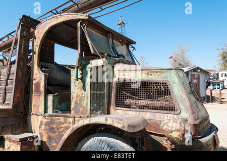 California, Kern County, Taft, West Kern Oil Museum Stock Photo