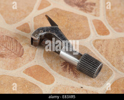pipe cutter or cutting tool for copper pipe Stock Photo
