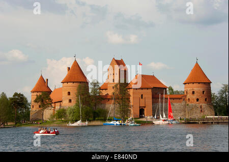 Trakai Castle, Trakai, Lithuania, Baltic States Stock Photo