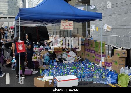 Storage area for those involved in Hong Kong Protests Stock Photo